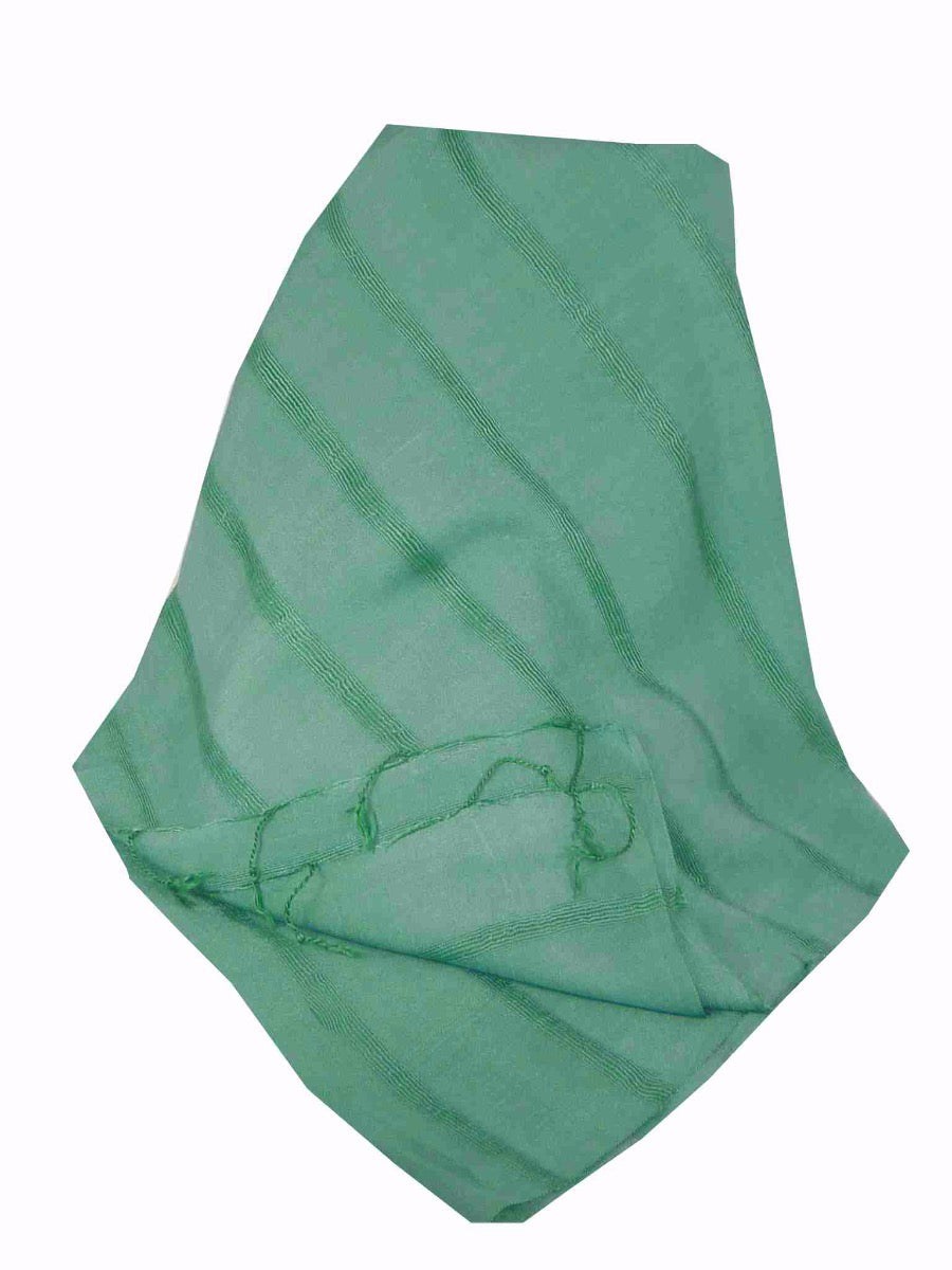 Mens Vietnamese Long Silk Scarf Hue Fern by Pashmina & Silk