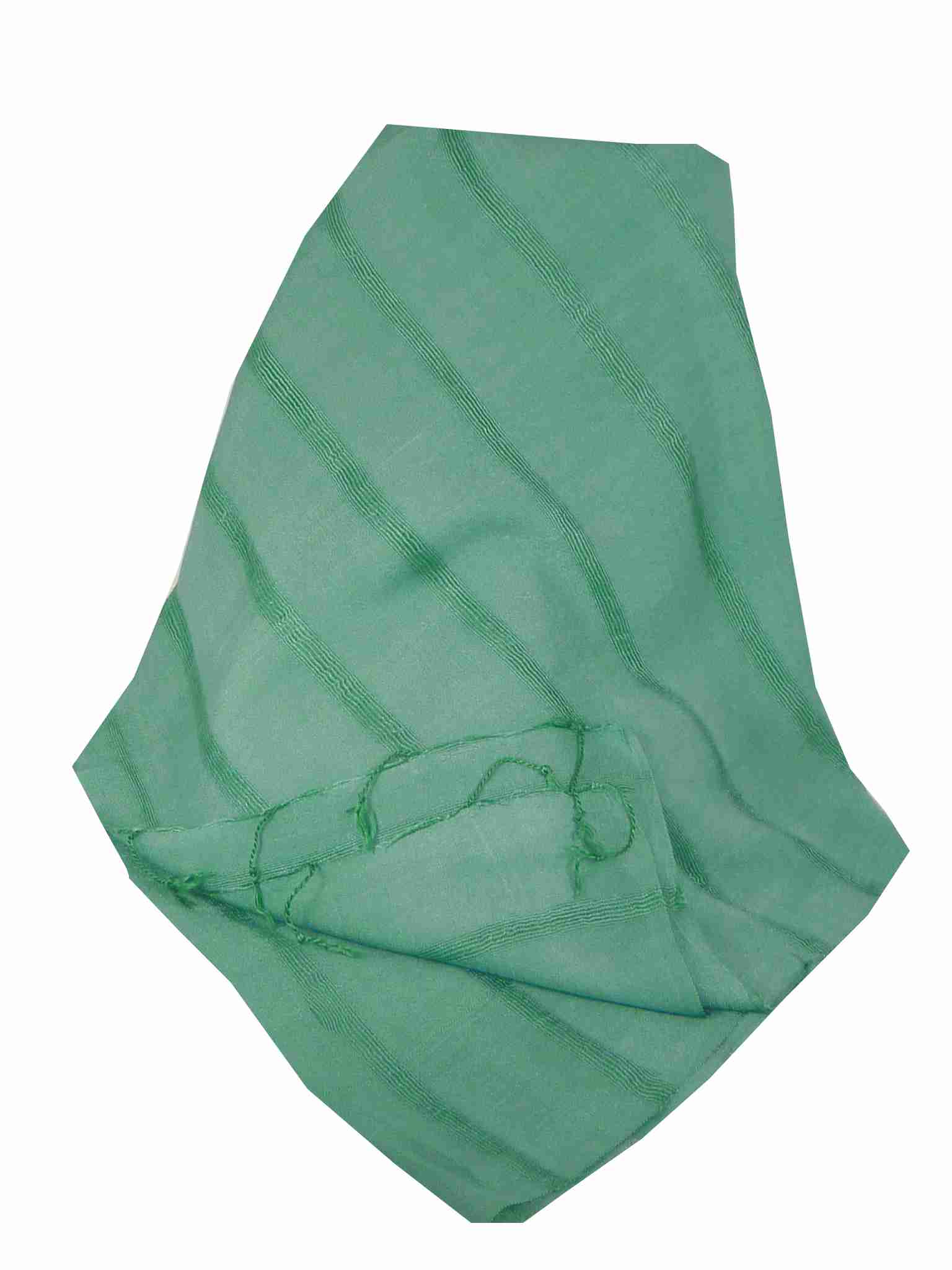 Vietnamese Long Silk Scarf Hue Weave Fern by Pashmina & Silk