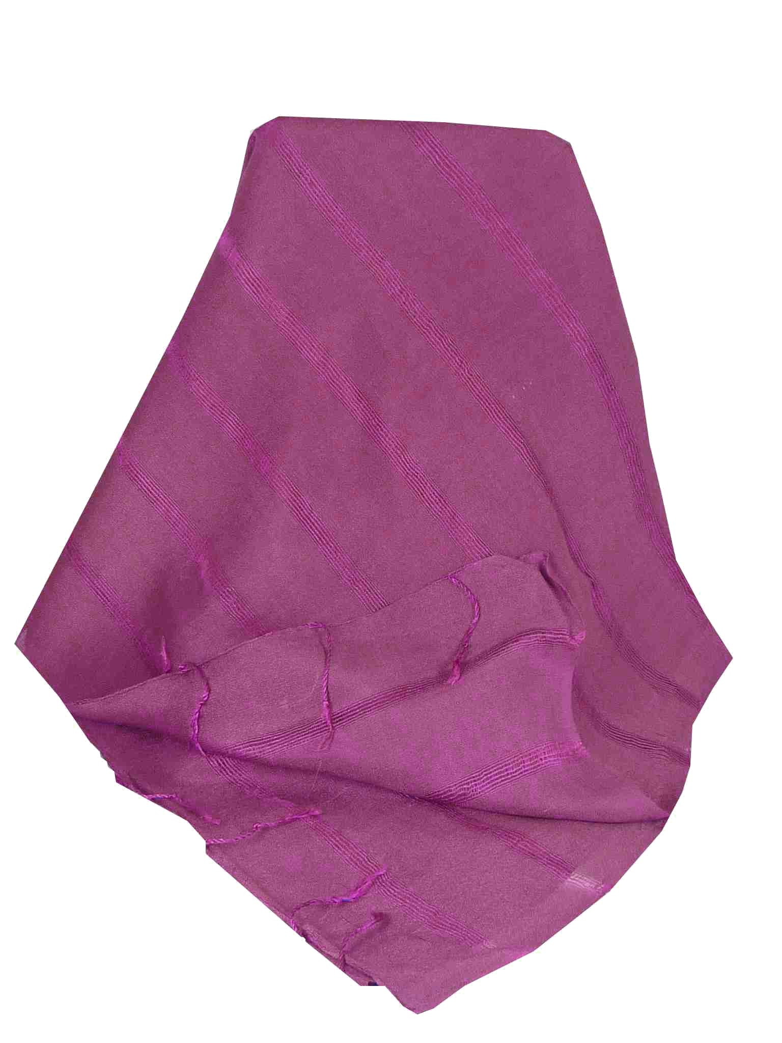 Vietnamese Long Silk Scarf Hue Weave Mallow by Pashmina & Silk