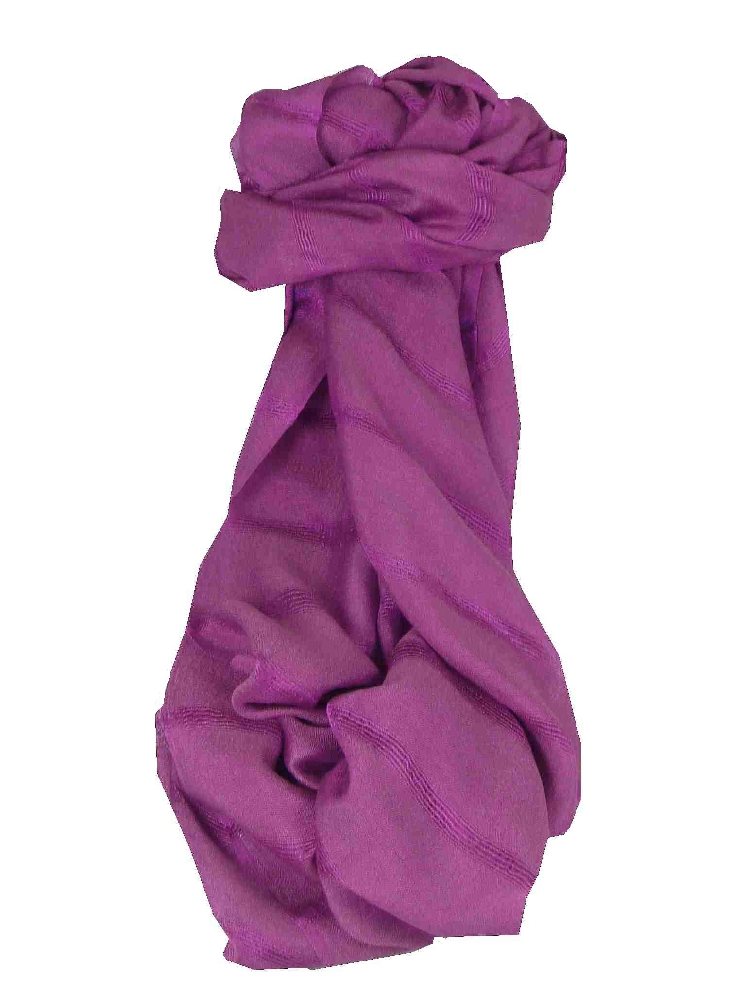 Vietnamese Long Silk Scarf Hue Weave Mallow by Pashmina & Silk