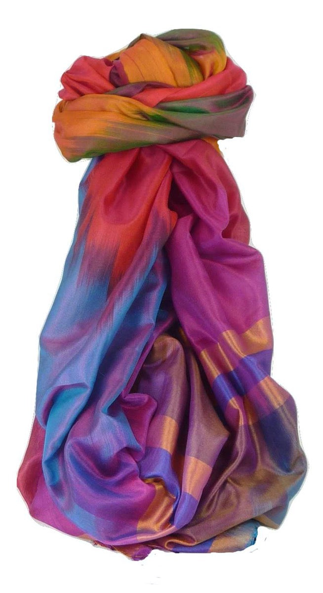 Varanasi Ekal Foulard de Soie Masood 3 Gamme Heritage par Pashmina & Silk
