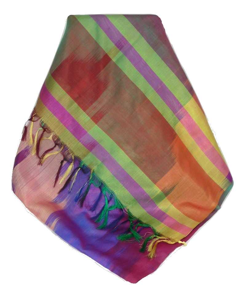Varanasi Premium Silk Long Scarf 6799 GIFT BOX WRAPPED by Pashmina & Silk