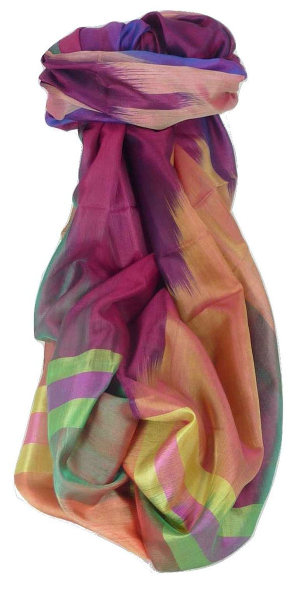 Varanasi Ekal Foulard de Soie Masood 4 Gamme Heritage par Pashmina & Silk