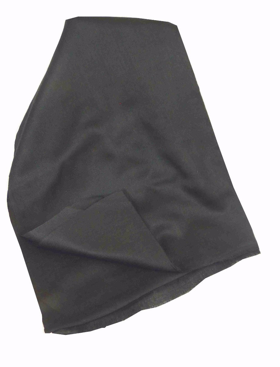 Cashmere Stola Fino Karakorum Birds Eye-Weave BLACK 