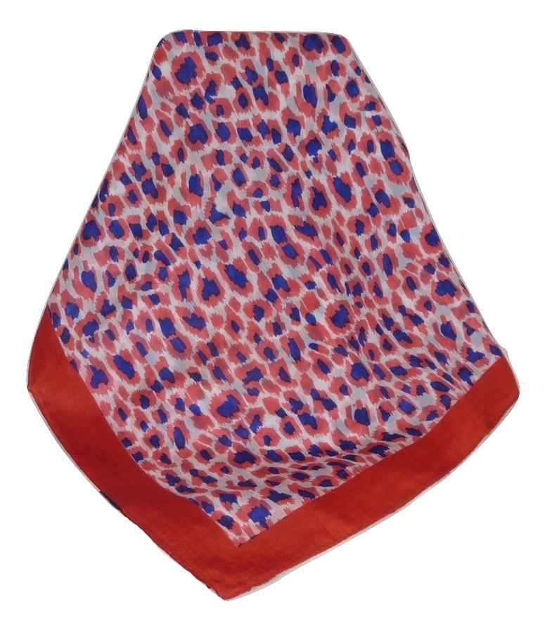 Sciarpa Quadrata Contemporary Seta di Gelso Vihar Flame da Pashmina & Silk