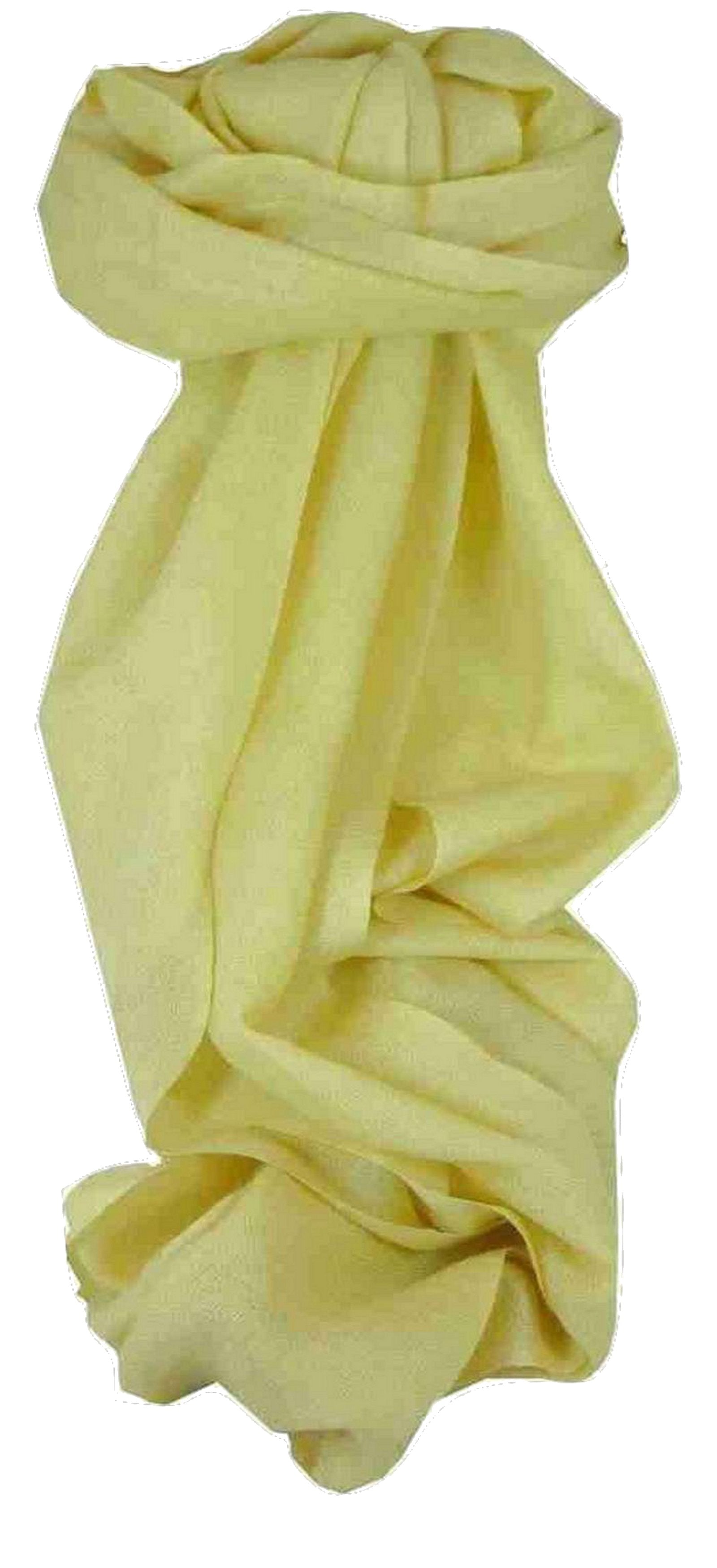Per Uomo Cashmere Sciarpa Fino Jonquil di Pashmina & Silk