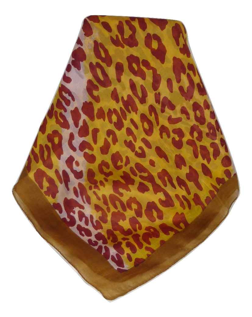 Mulberry Silk Contemporary Square Scarf Vansdar Chestnut by Pashmina & Silk