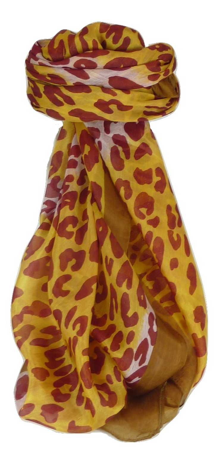 Mulberry Silk Contemporary Square Scarf Vansdar Chestnut by Pashmina & Silk