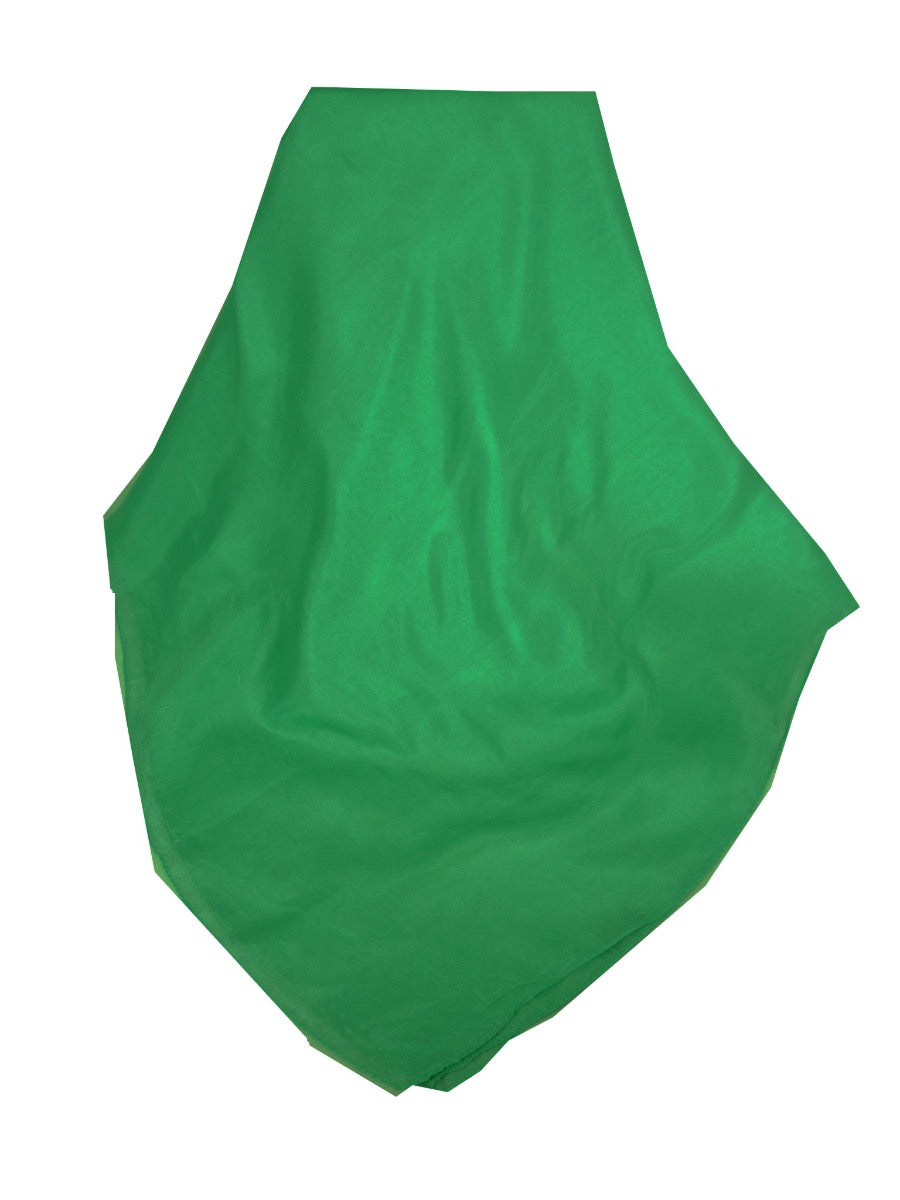 Mulberry Silk Hand Dyed Square Scarf Cyan from Pashmina & Silk