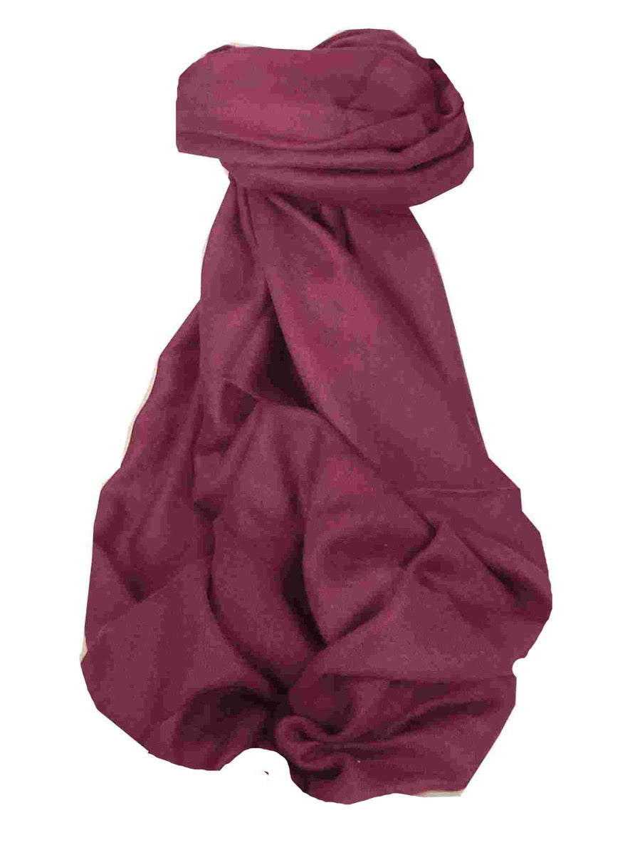 Cashmere Stola Fino Karakorum Birds Eye-Weave Plum di Pashmina & Silk