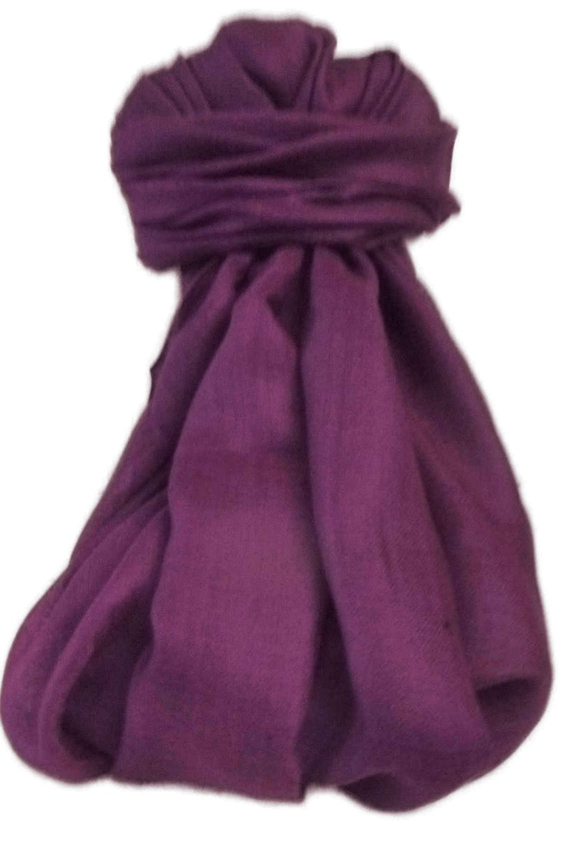 Pashtoosh Luxury Cashmere Shawl Violet by Pashmina & Silk