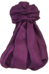 Pashtoosh Luxury Cashmere Shawl Violet by Pashmina & Silk