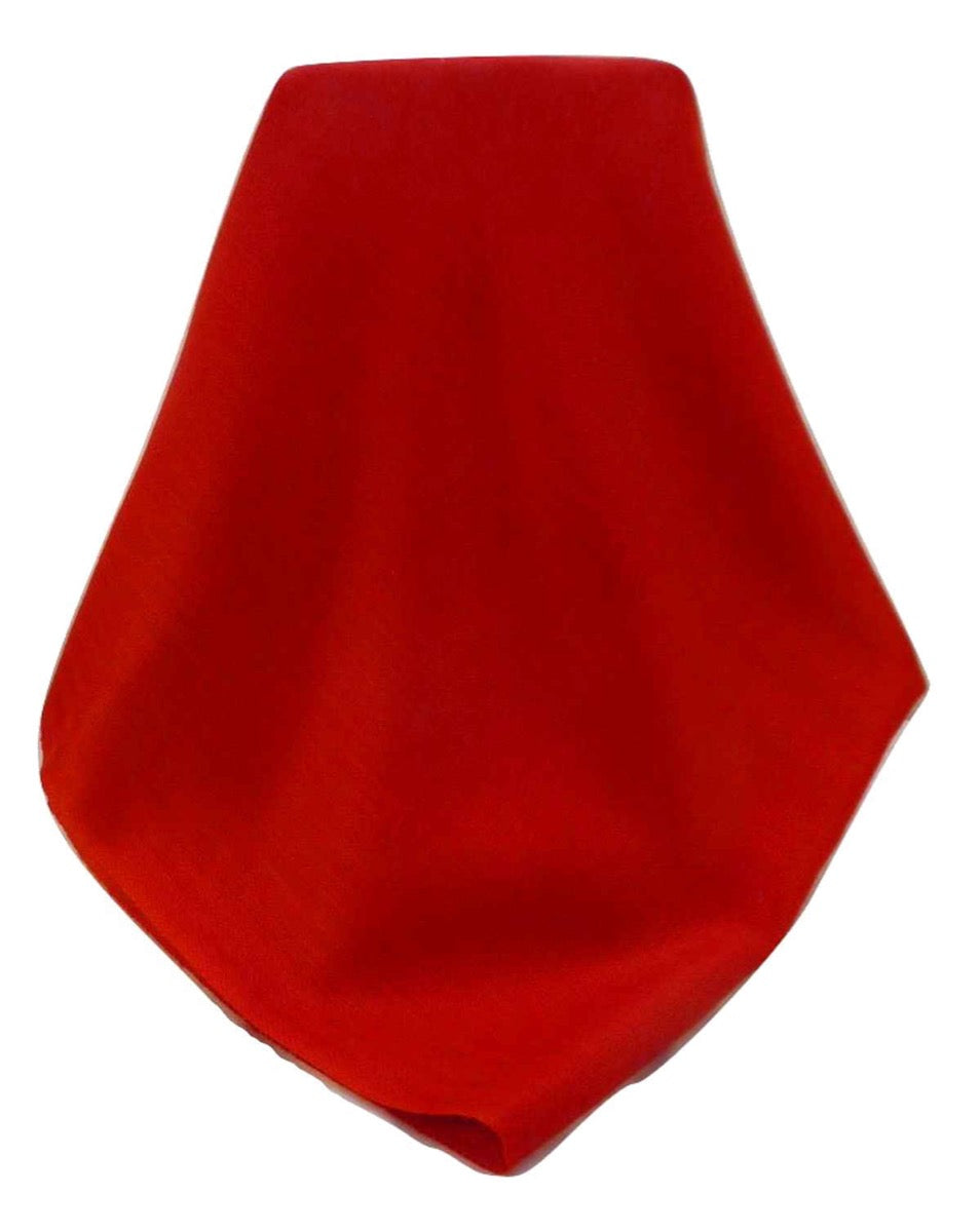 Mulberry Silk Hand Dyed Square Scarf Scarlet from Pashmina & Silk