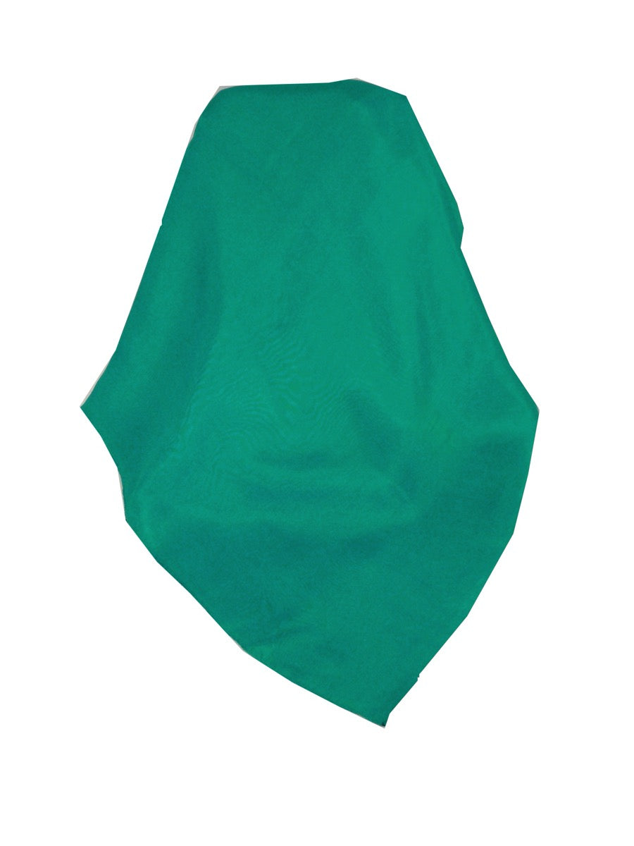 Mulberry Silk Hand Dyed Square Scarf Teal from Pashmina & Silk