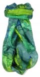 Mulberry Silk Hand Painted Long Scarf Classic Avocado by Pashmina & Silk