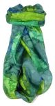 Mulberry Silk Painted Long Scarf Classic Avocado by Pashmina & Silk