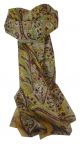 Mulberry Silk Traditional Long Scarf Sara Gold by Pashmina & Silk