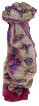 Mulberry Silk Traditional Long Scarf Rei Pink by Pashmina & Silk
