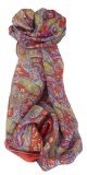 Mulberry Silk Traditional Long Scarf Jald Red by Pashmina & Silk