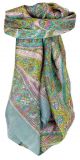 Mulberry Silk Traditional Square Scarf Hindon Quartz by Pashmina & Silk