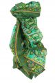 Mulberry Silk Traditional Long Scarf Chenab Sage by Pashmina & Silk
