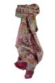 Mulberry Silk Traditional Long Scarf Chaya Red by Pashmina & Silk
