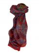 Mulberry Silk Traditional Long Scarf Chamelia Red by Pashmina & Silk