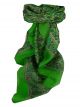 Mulberry Silk Traditional Square Scarf Affya Citron Vert by Pashmina & Silk