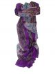 Mulberry Silk Traditional Long Scarf Sonja Violet by Pashmina & Silk