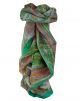 Mulberry Silk Traditional Long Scarf Tulisa Green by Pashmina & Silk