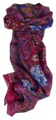 Mulberry Silk Traditional Long Scarf Nam Pink by Pashmina & Silk