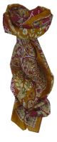 Mulberry Silk Traditional Long Scarf Nam Chestnut by Pashmina & Silk
