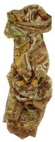 Mulberry Silk Traditional Long Scarf Kir Chestnut by Pashmina & Silk