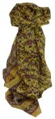 Mulberry Silk Traditional Long Scarf Eyma Gold by Pashmina & Silk