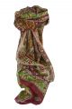 Mulberry Silk Traditional Long Scarf Esha Red by Pashmina & Silk