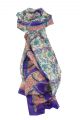 Mulberry Silk Traditional Long Scarf Bijul Violet by Pashmina & Silk