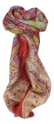 Mulberry Silk Traditional Square Scarf Penner Flame by Pashmina & Silk