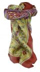 Mulberry Silk Traditional Square Scarf Penner Rose by Pashmina & Silk