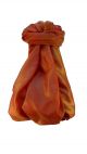 Varanasi Silk Long Scarf Heritage Range Anjum Orange by Pashmina & Silk