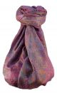Mens Jamawar Premium Silk Scarf Pattern 8789 by Pashmina & Silk
