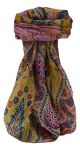 Mulberry Silk Traditional Square Scarf Marar Wine by Pashmina & Silk