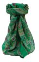 Mulberry Silk Traditional Square Scarf Ridan Jade by Pashmina & Silk