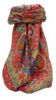 Mulberry Silk Traditional Square Scarf Osh Scarlet by Pashmina & Silk