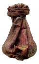 Mulberry Silk Traditional Long Scarf Chadar Chestnut by Pashmina & Silk