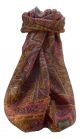 Mulberry Silk Traditional Long Scarf Daman Chestnut by Pashmina & Silk