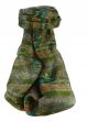 Mulberry Silk Traditional Long Scarf Gosthani Sage by Pashmina & Silk