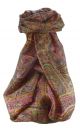 Mulberry Silk Traditional Long Scarf Madh Chestnut by Pashmina & Silk