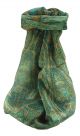 Mulberry Silk Traditional Long Scarf Ramsej Silver by Pashmina & Silk