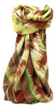 Mulberry Silk Contemporary Square Scarf Abstract A301 by Pashmina & Silk