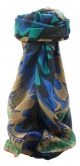 Mulberry Silk Contemporary Square Scarf Abstract A313 by Pashmina & Silk